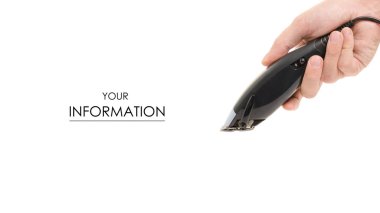 Klip saç yalıtım ile erkek el