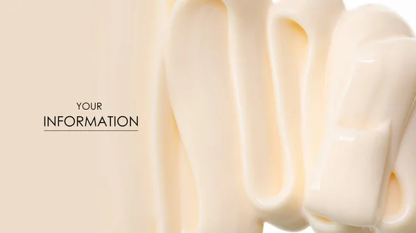 Mayonez makro krem deseni