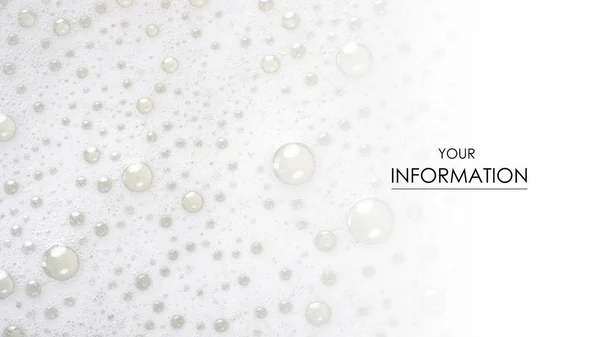 Agua detergente burbujas espuma macro líquido textura — Foto de Stock
