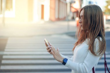 El cep telefonu akıllı telefon yol şehir
