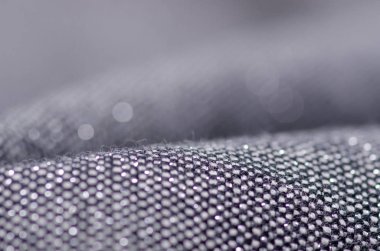 Gri kumaş Parlatıcı malzeme Tekstil makro