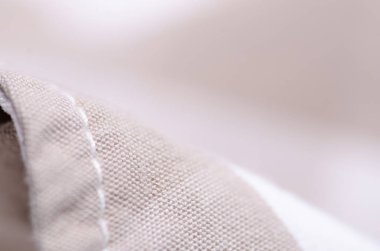 Bej kafes kumaş tekstil malzeme doku makro