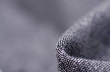 Gri kumaş Parlatıcı malzeme Tekstil makro