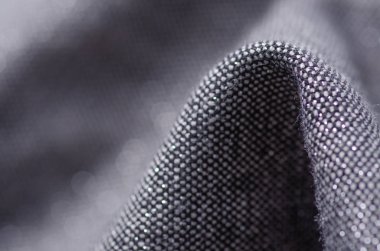 Gri kumaş Parlatıcı malzeme Tekstil makro