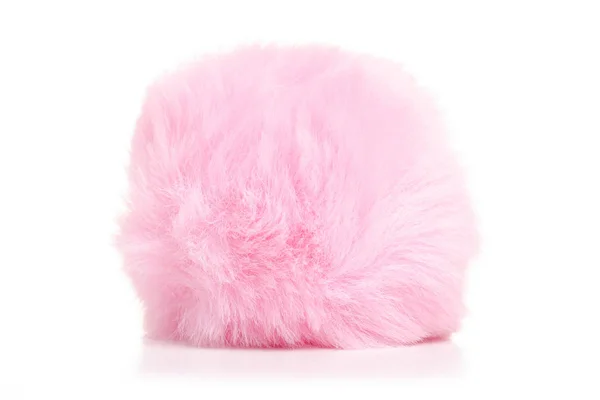 Palla di pelliccia rosa — Foto Stock
