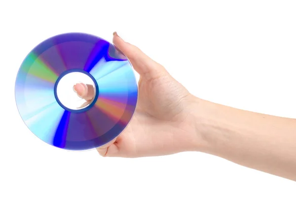 Disk v ruce — Stock fotografie