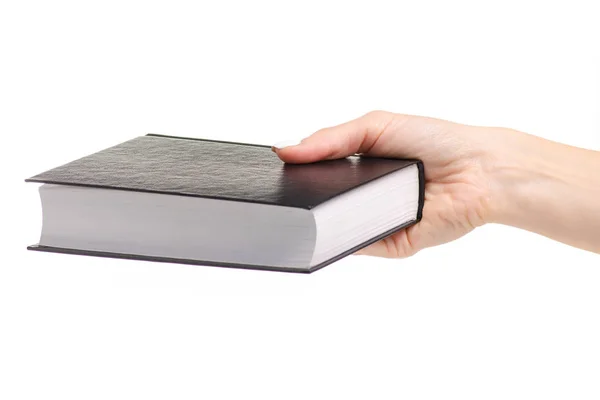 Buch in der Hand — Stockfoto