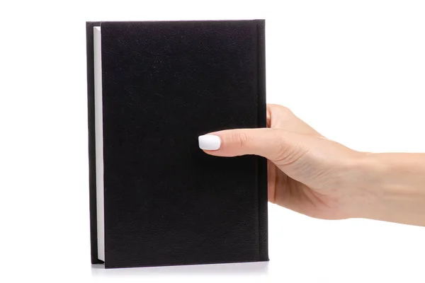 Buch in der Hand — Stockfoto