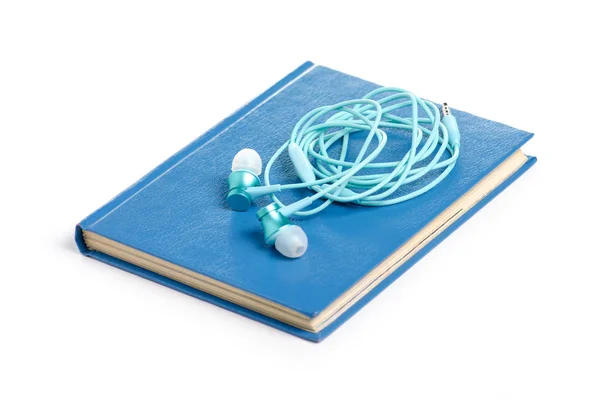 Livros fones de ouvido educação — Fotografia de Stock
