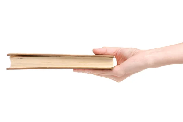 Book in hand — Stock Photo, Image