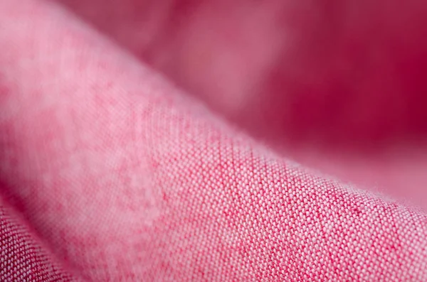 Tejido rosa tela material textura textil — Foto de Stock