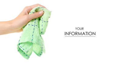 Küçük mutfak havlu el desen