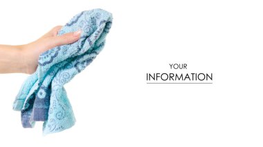 Küçük mutfak havlu el desen