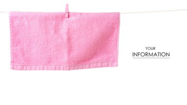 Havlu ipi clothespins desen