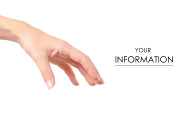 Eller boş holding desen