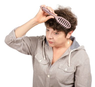 Güzel kadın yaşlı penye