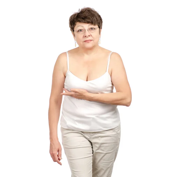 Женское заболевание молочной железы — стоковое фото