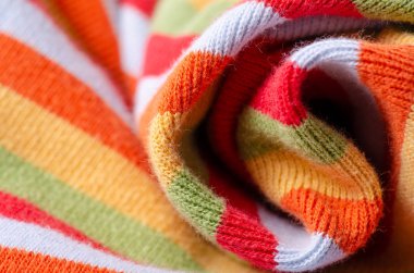 Renkli multi renk kumaş doku malzeme kumaş