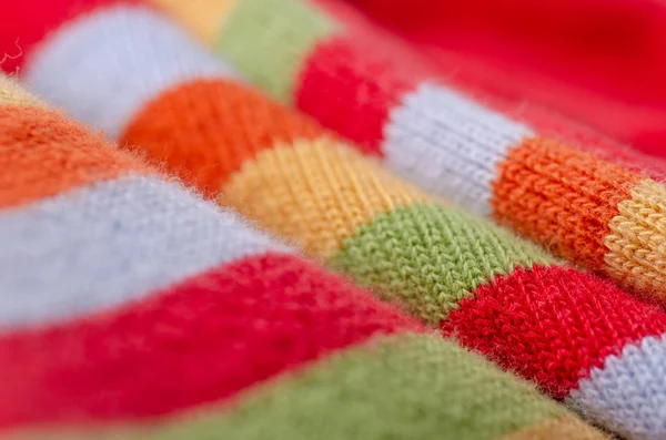 Kleurrijke multi kleur stof textuur materiaal doek — Stockfoto