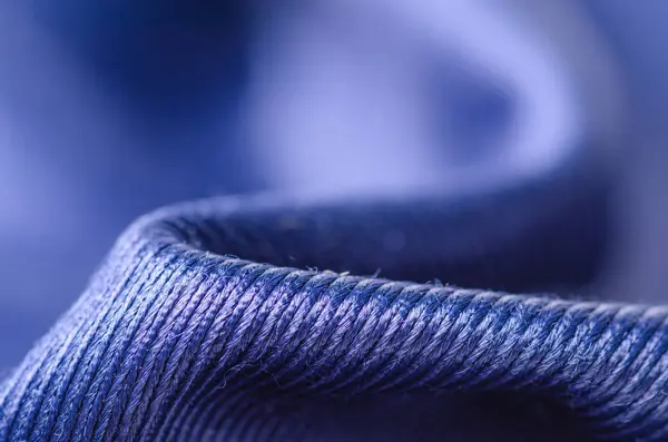블루 따뜻한 패브릭 질감 소재 스웨터 — 스톡 사진