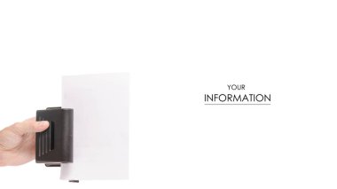 Erkek delme kağıt desen eller