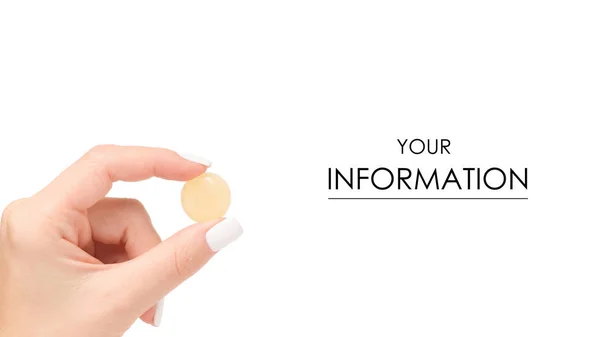 Tıp pastilleri el desen boğaz için