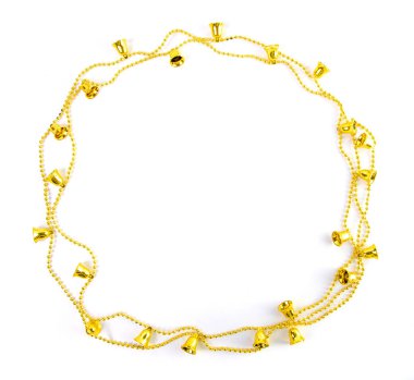 Noel çerçeve boncuk Altın dekoratif