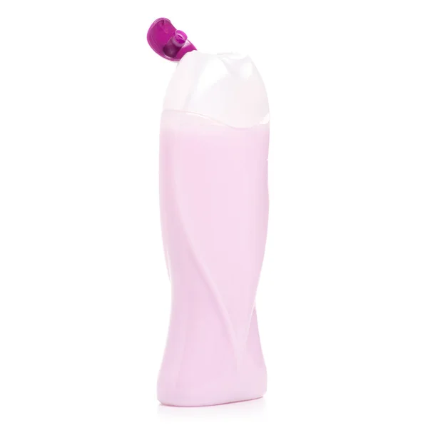 Pink purple bottle shower gel — Stock Photo, Image