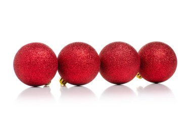 Noel oyuncaklar kırmızı topları