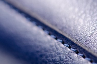 Mavi deri malzeme tekstil kumaş çanta aksesuar firmware dikiş makro