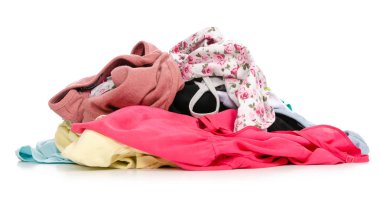 Bir elbise yığını