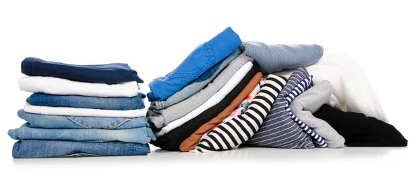 A pile stack of clothes — Stock Photo, Image