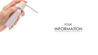 Boğaz eller Tıp Sağlık desen için sprey