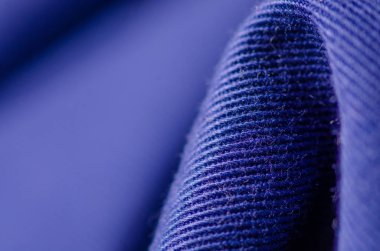 Mavi kumaş doku malzeme arka plan makro