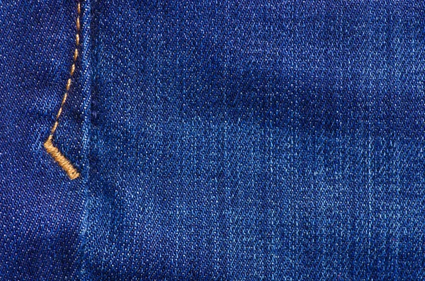 Blu jeans materiale tessuto texture moda cucitura raccordi — Foto Stock