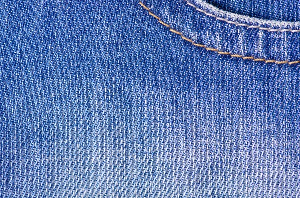 Tejido de tela vaqueros azul textura accesorios de costura de moda —  Fotos de Stock