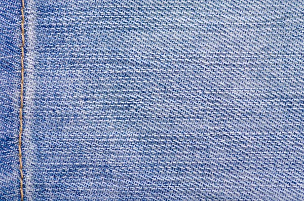 Blu jeans materiale tessuto texture moda cucitura raccordi — Foto Stock