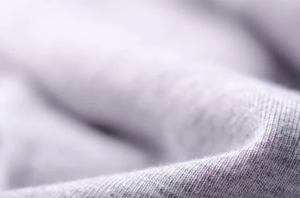 Tissu gris blanc texture textile macro — Photo