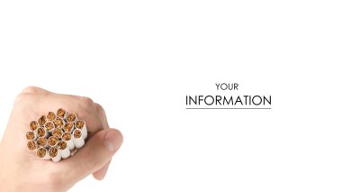 Sigara el desen içinde