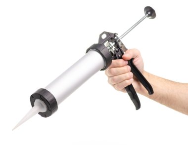 Silikon silah ekipman el Beyaz zemin yalıtımı hakkında