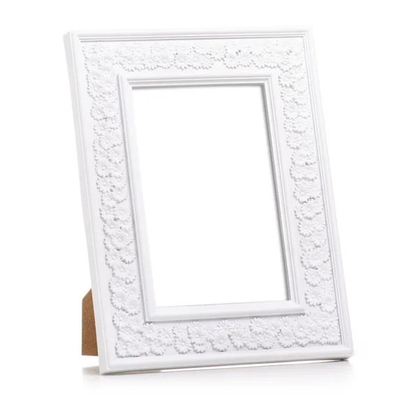 White photo frame — Stock Photo, Image