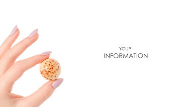 Çikolata şeker el desen