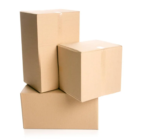 Pacchetto di consegna scatole — Foto Stock