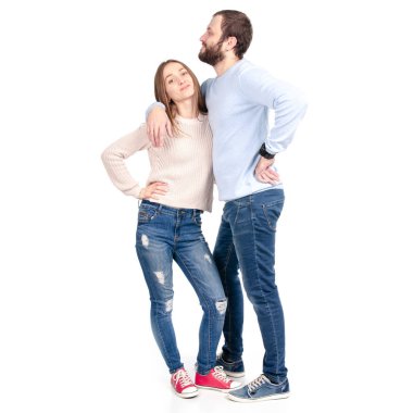 Güzel kadın ve adam ellerini tutun