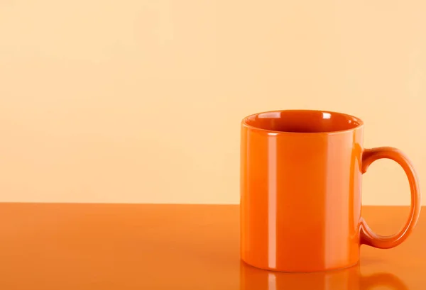 Orange cup mug drink — Stock Photo, Image