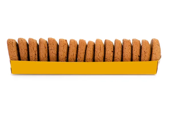 Boîte de biscuits à l'avoine — Photo