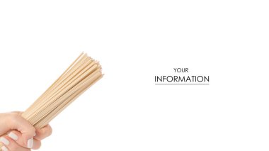 Buğday noodle wok el desen