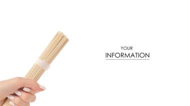 Buğday noodle wok el desen