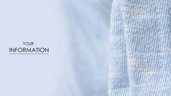 Tessuto blu modello camicia abiti — Foto Stock