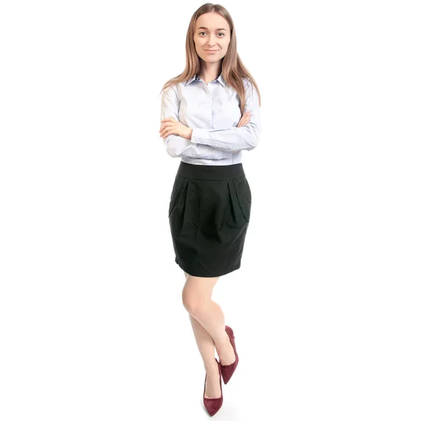 Business woman manager smiling — Stock Photo, Image